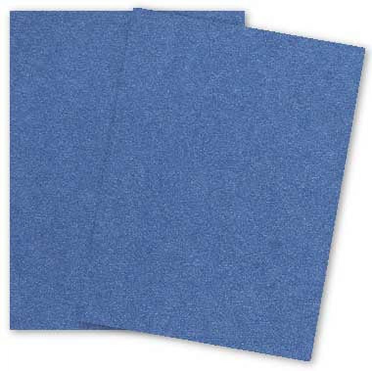 Metallic BLUE SAPPHIRE 8.5X14 (Legal) Paper 105C Cardstock - 150 PK -- Pearlescent 8-1/2-x-14 Metallic Card Stock Paper - Business, Card Making, Designers, Professional and DIY Projects