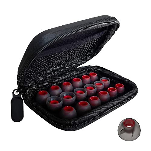 TENNMAK 6Pairs Exclusivo Turbo Whirlwind Silicone Eartips & Ear Sleeve & Ear pad & Ear tip & Earpad & Mushroom for Earbuds Auriculares -S / M / L tamaño (S / M / L, Gris)