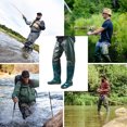 thumbnail image 2 of Bottes de Pêche Imperméables en PVC pour Hommes Femmes Pêche Agriculture, 2 of 8
