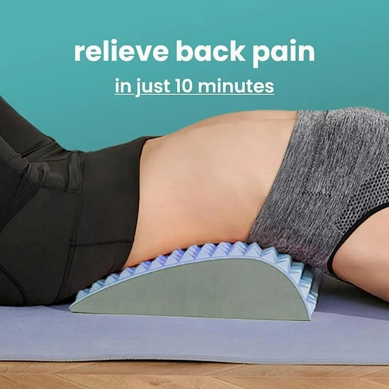 Back Stretcher Pillow, Refresh-Neck & Back Stretcher, Back Neck Cracker for Lower  Back Pain Relief, Waist Massage Relaxation Yoga Stretcher, Waist Massage  Stretcher (Blue) 
