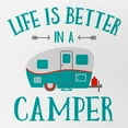 thumbnail image 2 of CafePress - Life's Better Camper - Adjustable Unisex Printed Trucker Hat with Mesh Back, 2 of 8