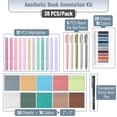 thumbnail image 2 of Annotation & Highlighting Set Mr. Pen 38-pcs w/ Gel Pens, 2 of 6