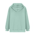 thumbnail image 5 of Trendsetting Women's Apparel Fashion Plus Size Womens Oversized Hoodies Casual Long Sleeve Fleece Sweatshirts Pullover Sweaters Teen Girls Preppy Tops Clothes, 5 of 6
