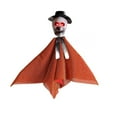 thumbnail image 4 of Decoración colgante de Halloween con sombrero de espectro siniestro para patio al aire libre. naranja, 4 of 9