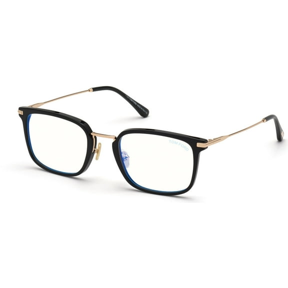 Tom Ford FT5747-D-B 001 Men's Shiny Black Plastic Frame Eyeglasses