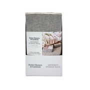 Better Homes & Gardens Under the Bed Zippered Closet Storage Bin Set, 26 x 21, 2-Pack