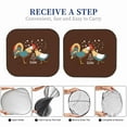 thumbnail image 6 of Balery Rooster And Chicken Sun Shield 2 Pack For Car Front Windows Foldable Sun Visor Protector Blocks Max Uv Rays And Keeps Your Vehicle Cool For Most Sedans Suv Truck, 6 of 7