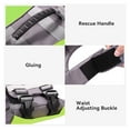 thumbnail image 3 of KASENTEX Dog Life Jacket with Reflective Stripes, Buckle Adjustable Dog Life Vest, Green, Medium, 3 of 4