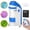 Blue, variant on BEBANG Pocket Mini Microscope, 60X-135X Handheld Portable Kids Microscope for Microbiological Observation Lab Study