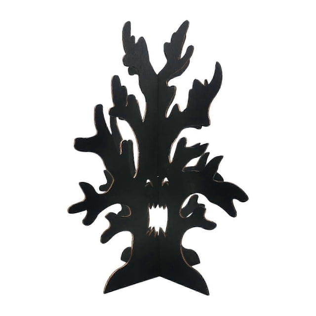 2025 Halloween Wooden Ornament Desktop Decor for Fireplace Living Room Festival