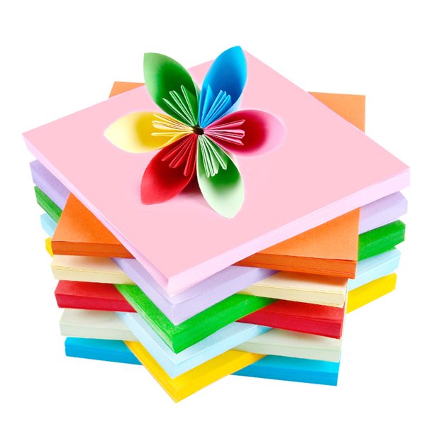 200 Sheets 20 Color Origami Paper for Kids Double Sided Origami Squares