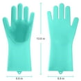 thumbnail image 3 of Latrodar Dishwashing Gloves Household Gloves And Dog Best of Both Worlds f Pet Bathing Gloves Green Home Gadgets, 3 of 5