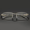 thumbnail image 4 of Gafas de presbicia con memoria de titanio y antiluz azul para hombre, con zoom automático, progresivas, multifocales, de cerca y de lejos, de doble propósito, 4 of 4