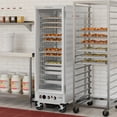 thumbnail image 3 of 33 in. Commercial Insulated Heated Holding/Proofing Cabinet with Glass Door and Wire Racks in Silver (KM-CHP36-WIGL), 3 of 17
