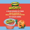thumbnail image 4 of Mott's Mighty No Sugar Added Strawberry Peach Applesauce, 3.9 oz, 6 Count Cups, 4 of 14