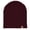 Burgundy, variant on 100% Merino Wool Knit Beanie - Heavyweight