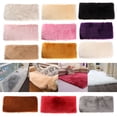 thumbnail image 3 of 50x100cm Faux Fleece Area Rugs Alfombra de yoga deslizante para Blanco Gloria Alfombra de área mullida, 3 of 9