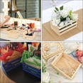 thumbnail image 7 of 8 Pack Small Wooden Crates，6.4 x 4.8 x 2.8 Inch Wood Crate Basket for Display, Storage & Home Decor, Crafts, Kitchen, Bathroom, and More, 7 of 7