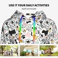 thumbnail image 4 of Wukai Puppy Print Womens Hoodies Fleece Sweatshirts Long Sleeve Sweaters Pullover Fall Outfits Winter Clothes-XX-Large, 4 of 7
