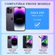 thumbnail image 2 of (3 en 1 para Apple iPhone 14 Pro Funda con purpurina brillante para mujeres y niñas Brillante Chica Brillante Bling Funda de teléfono Lindas flores Diseño floral con soporte para anillo Bonitas, 2 of 8
