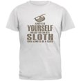 thumbnail image 1 of T-Shirt Blanc pour Jeunes Always Be Yourself Sloth, 1 of 1