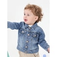 thumbnail image 5 of Famuka Long Sleeve Cotton, Denim Jeans Jacket, 5 of 10