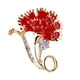 thumbnail image 1 of Diamantes De Imitación De La Boda Clavel Rojo De La Flor Broche Madre \ 's Día Salvador  Broche Pin de la flor, 1 of 7