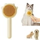 thumbnail image 1 of 2023 Nuevo cepillo limpiador de pelo para mascotas, cepillo de aseo para gatos, pelo largo o corto, cepillos de masaje para perros y gatos, peine autolimpiante para gatitos, elimina enredos, pelo, 1 of 6