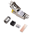 thumbnail image 3 of 18-Pack Tool Free Shielded RJ45 8, Cat8 Field Termination Plug, Cat8 Connector, Cat8 Plug, 3 of 6