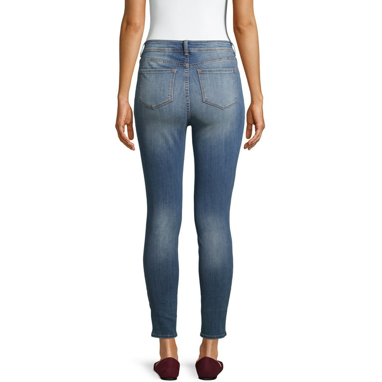 Time and Tru Women's High Rise Sculpted Jeggings 
