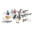 thumbnail image 2 of Llaveros de dinosaurio BuyWeek 12 piezas llavero de animal vívido modelo de dinosaurio, 2 of 14