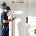 thumbnail image 3 of Veise Keyless Entry Door Lock with Handle, Electronic Keypad Deadbolt, Auto Lock, 2 Knobs, Black, 3 of 9