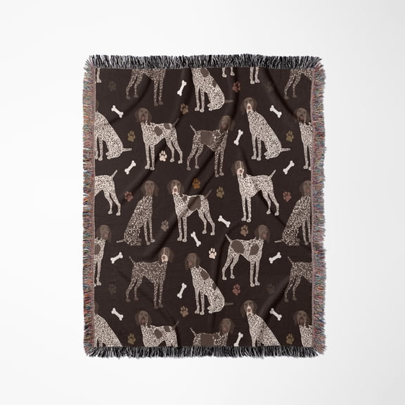 German Shorthaired Pointer, Woven Blanket