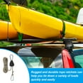 thumbnail image 4 of Uxcell Adjustable Rope Hanger, Ratchet Grow Light Hangers Reflective Reinforced Internal Gear Ratchet Black 1/8" x 13, 4 of 6