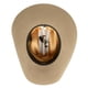 thumbnail image 5 of Sombrero Vaquero Stetson de Fieltro de Lana 3X Piedra Talla 7 1/8, 5 of 6