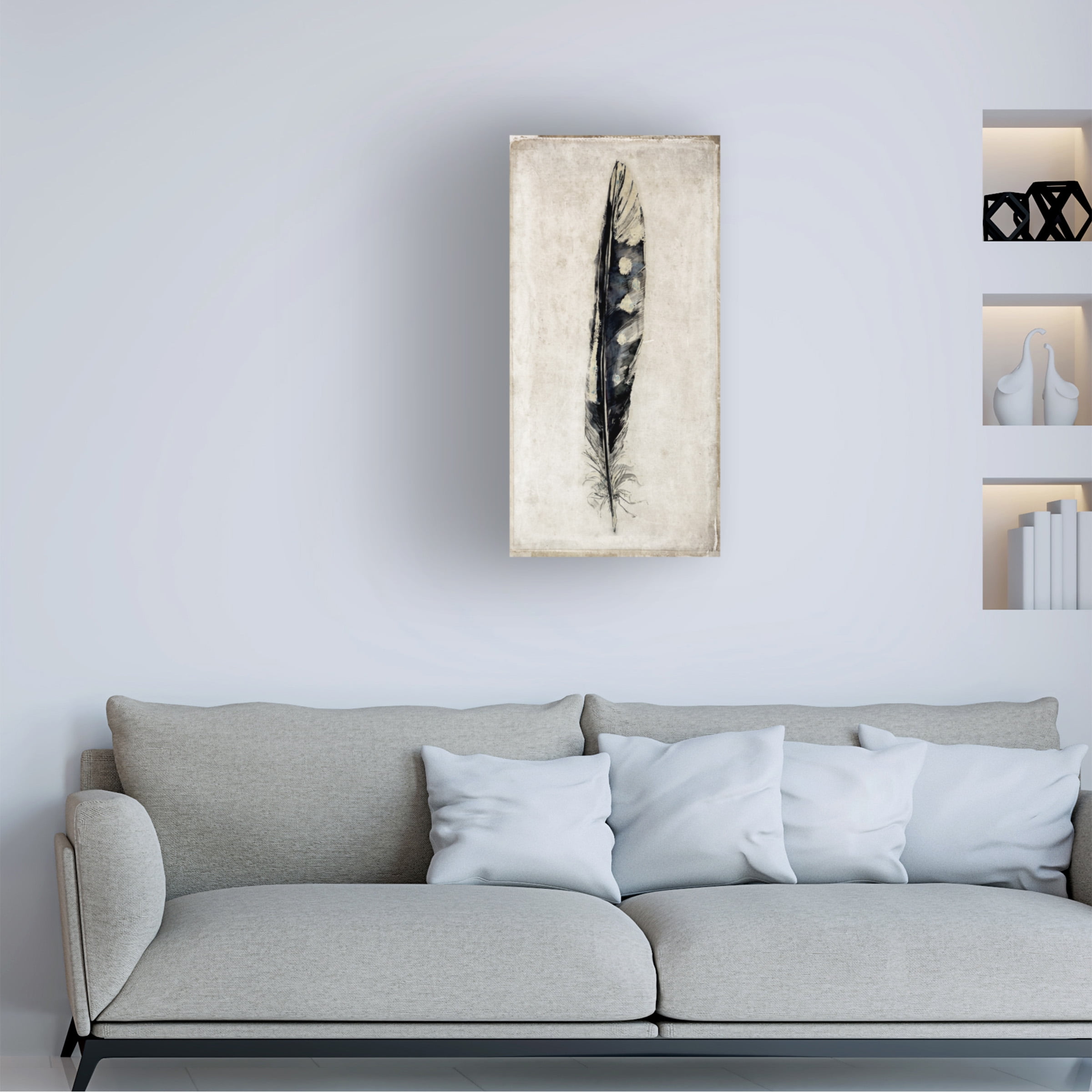 Symposium Design 'Feather 3' Canvas Art