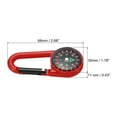 thumbnail image 2 of Unique Bargains Boussole Boucle Compas Porte-Clés Imperméable à l'Eau Boussole de Poche de Survie, Rouge 3Pack, 2 of 6
