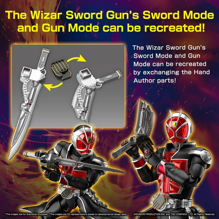 Kamen Rider Wizard Flame Figure-rise Standard Model Kit