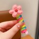 thumbnail image 1 of Banda para el cabello con línea telefónica en espiral para niños, coleta alta para mujer, no daña el cabello, cuerda para el cabello, banda de goma elástica duradera, artefacto trenzado, 1 of 5