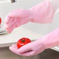 thumbnail image 3 of Coofit Hand Protection Dish Washing Cleaning Household Gloves (Light green, M), 3 of 6