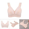 thumbnail image 5 of Sujetadores de lactancia materna de algodón para mujeres embarazadas que previenen la flacidez (beige M), 5 of 5