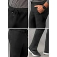 thumbnail image 4 of Adar Addition Scrubs for Men - Slim Leg Cargo Drawstring Scrub Pants - A6106 - Black - L, 4 of 8