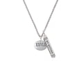 thumbnail image 2 of Delight Jewelry Marathon Roman Numeral Silvertone Always My Mother Bar Charm Necklace, 23", 2 of 4