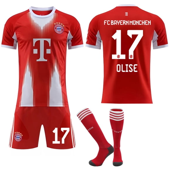 2025-2026 Bayern Munich Home Kids Adult Football Shirt with Socks