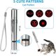 thumbnail image 3 of Juguete interactivo para gatos con función LED 7 en 1 (linterna + 5 patrones ajustables + luz ultravioleta), recargable por USB, con luz LED roja para gatos y perros, herramienta de entrenamiento., 3 of 5