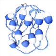 thumbnail image 1 of Swimming Pool Lane Line Swimming Pool Lane Line Nylon, Abs 5M Swimming Pool  Divider Rope Floating Rope Lane Line Pool Equipment 11 Balls, 1 of 8