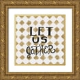 thumbnail image 1 of Shamp, Cindy 12x12 Gold Ornate Wood Framed with Double Matting Museum Art Print Titled - Let Us Gather, 1 of 4