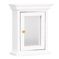 thumbnail image 1 of Muebles de baño Jadeshay Gabinete con espejo blanco para casa de muñecas 1:12, 1 of 14