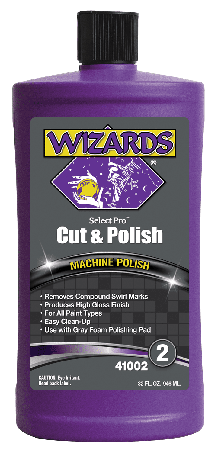 Wizards Select Pro Cut and Polish Compound Step 2 Perfect Match Dual Action Polisher with High