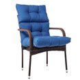 thumbnail image 5 of 44x21 inch Outdoor Chair Cushion, 2/4pcs High Back Chair Cushions Patio Garden High Rebound Foam Chair Cushion  Waterproof Polyester Seat Cushions or Home Patio Garden Decor, 5 of 7